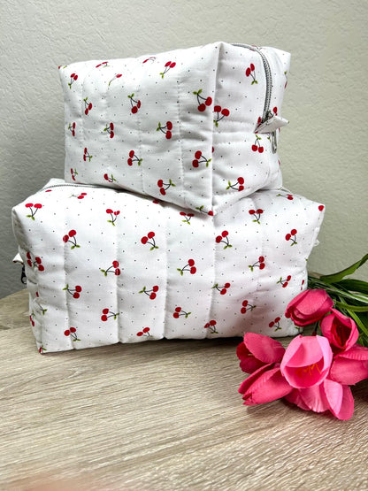 Cherries Makeup Bag