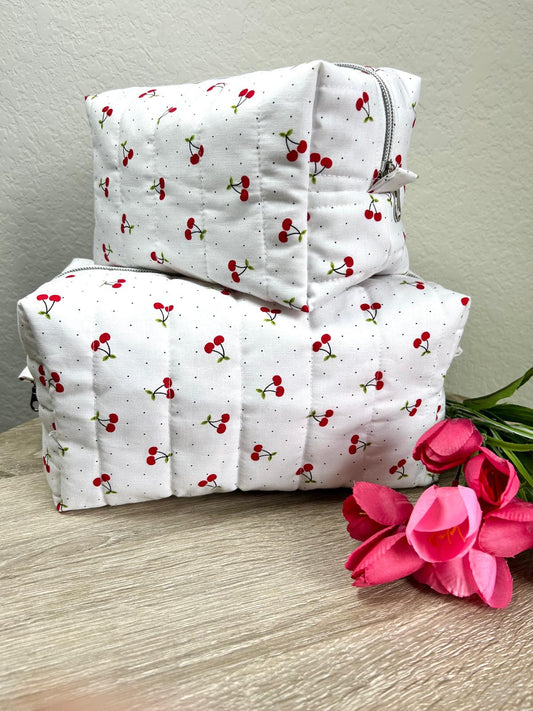 Cherries Makeup Bag
